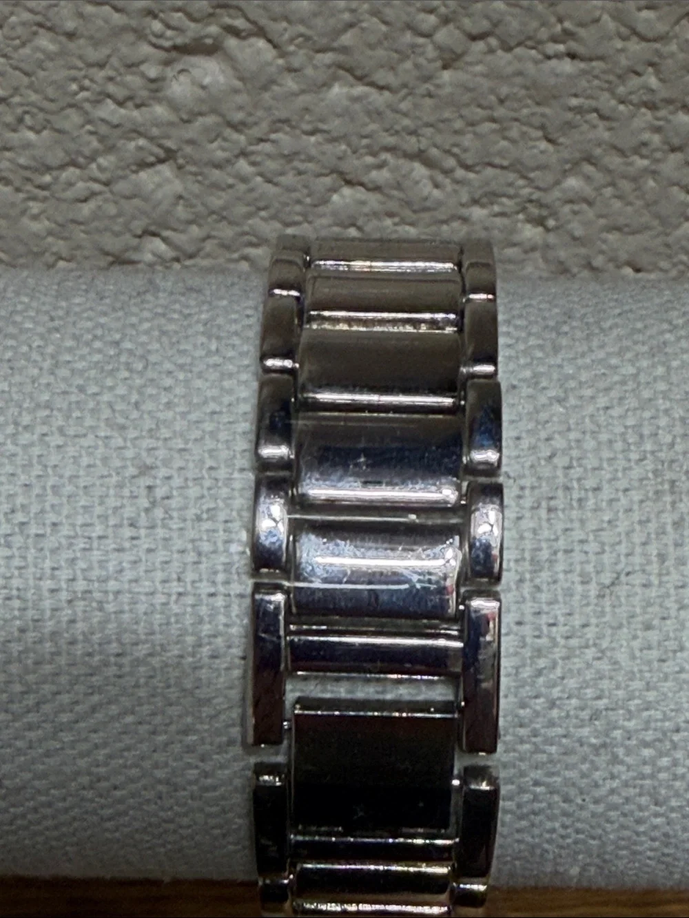 Disney Silver Minnie Mouse Crystal Accent Square Watch